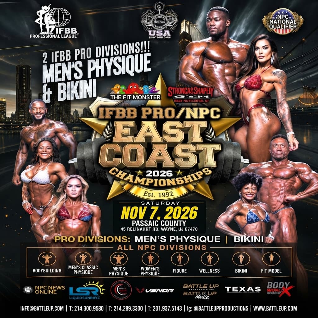 2026 NPC East Coast Championships flyer