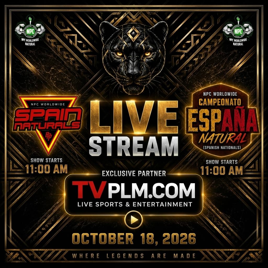 2026 NPC Espania Naturals flyer