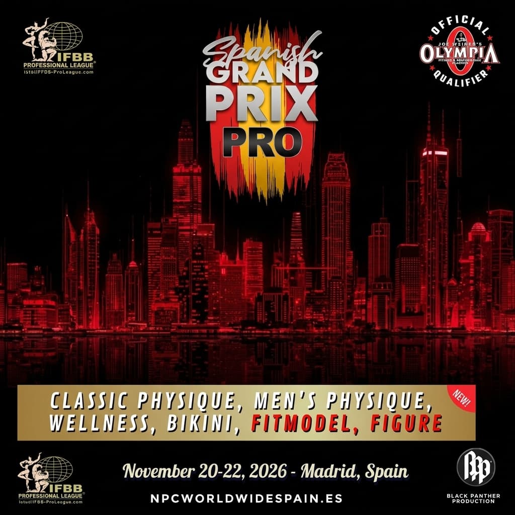 NPC / IFBB Pro Spanish Grand Prix flyer